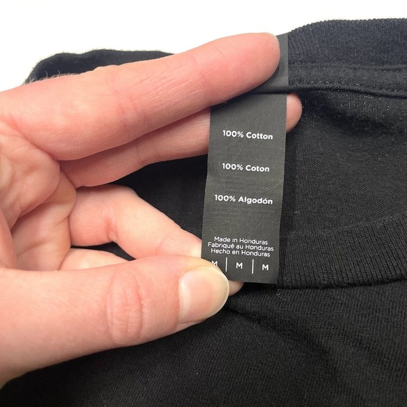 Rock of Ages Shirt Womens Medium Black Gold Spell Out Broadway Casual Ladies - Picture 6 of 6